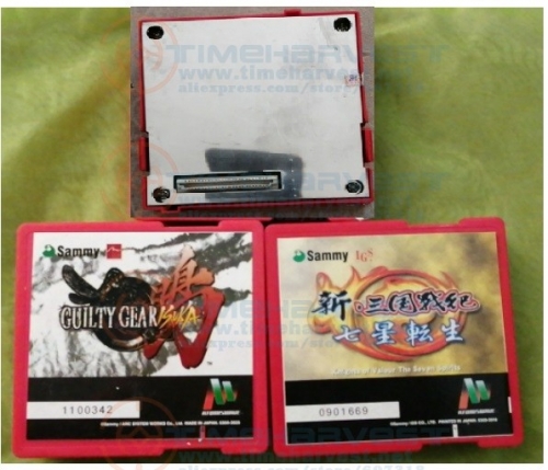 Sammy atomiswave reproduction used Game Cartridge Knights Valour card Guilty Gear cartridge for Atomiswave JAMMA motherboard