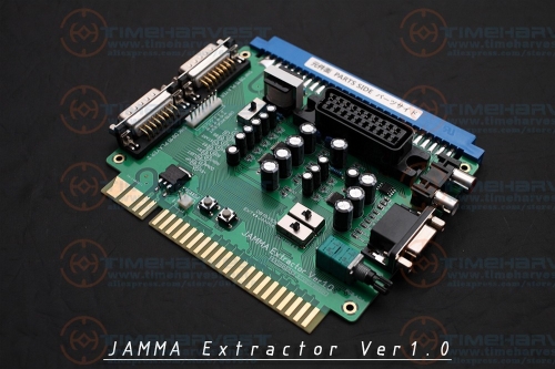 JAMMA Extractor JAMMA CBOX Converter to DB 15P Joypad SNK Gamepad With SCART EU & RGBS Output for any JAMMA Game board