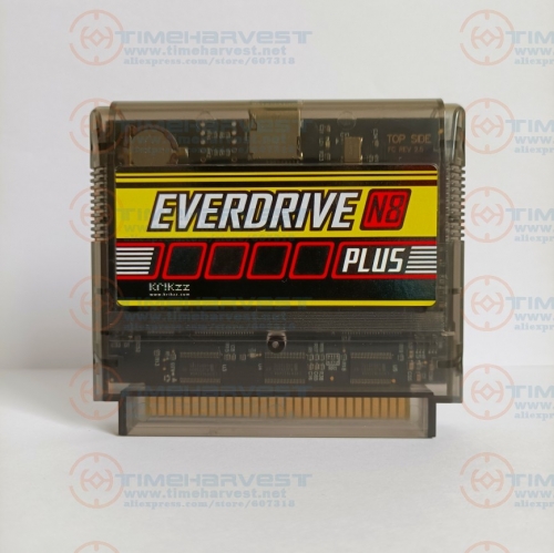 Super 6800 in 1 Multi Games Cartridge Super Everdrive N8 Plus Game Card for Original FC Console & RGB-FC V4C Video Game Console