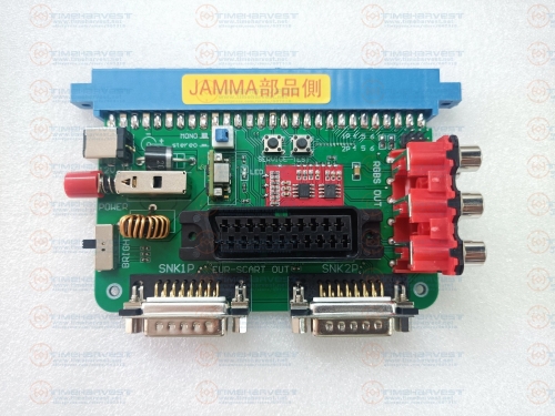 12V CBOX Converting Board JAMMA to DB15 Joypad Super Gun Converter for NAOMI / NAMCO 256/245 System /Sammy/ SNK Game Motherboard