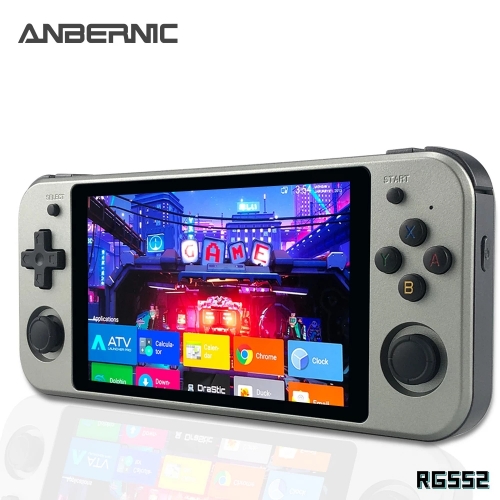 5.36' IPS Touch Screen Anbernic RG552 Retro Game Console Dual systems Android Linux Pocket Game Player Built in 64G 4000+ Games