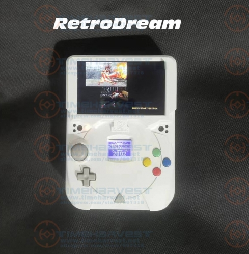 New Version DreamShell Handheld Console Modified DC motherboard RetroDream Pocket Game Portable Gameboy with G1 ATA 32GB CF Card