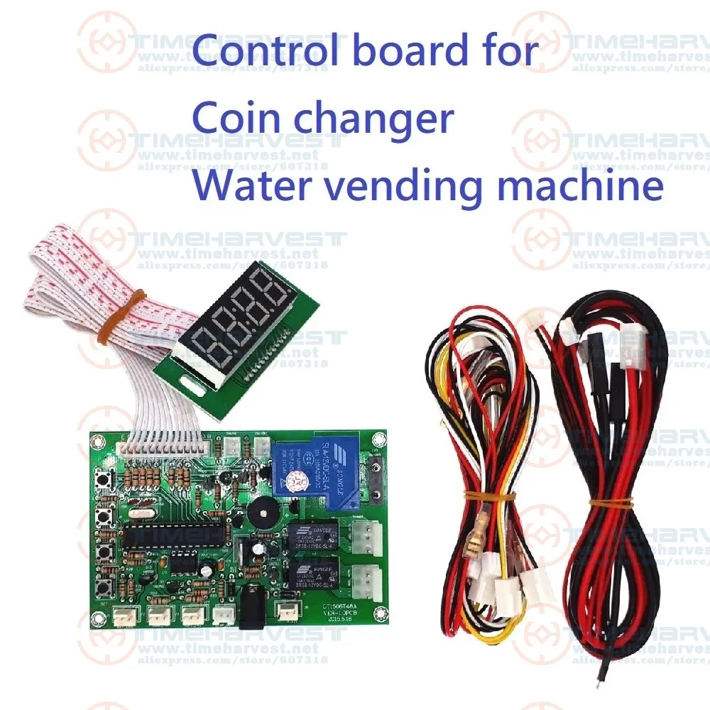 Bill Coin Operated Sensor Signals Control Board Coin acceptor pulse Signals Control Board for Coin Changer Water Selling Machine