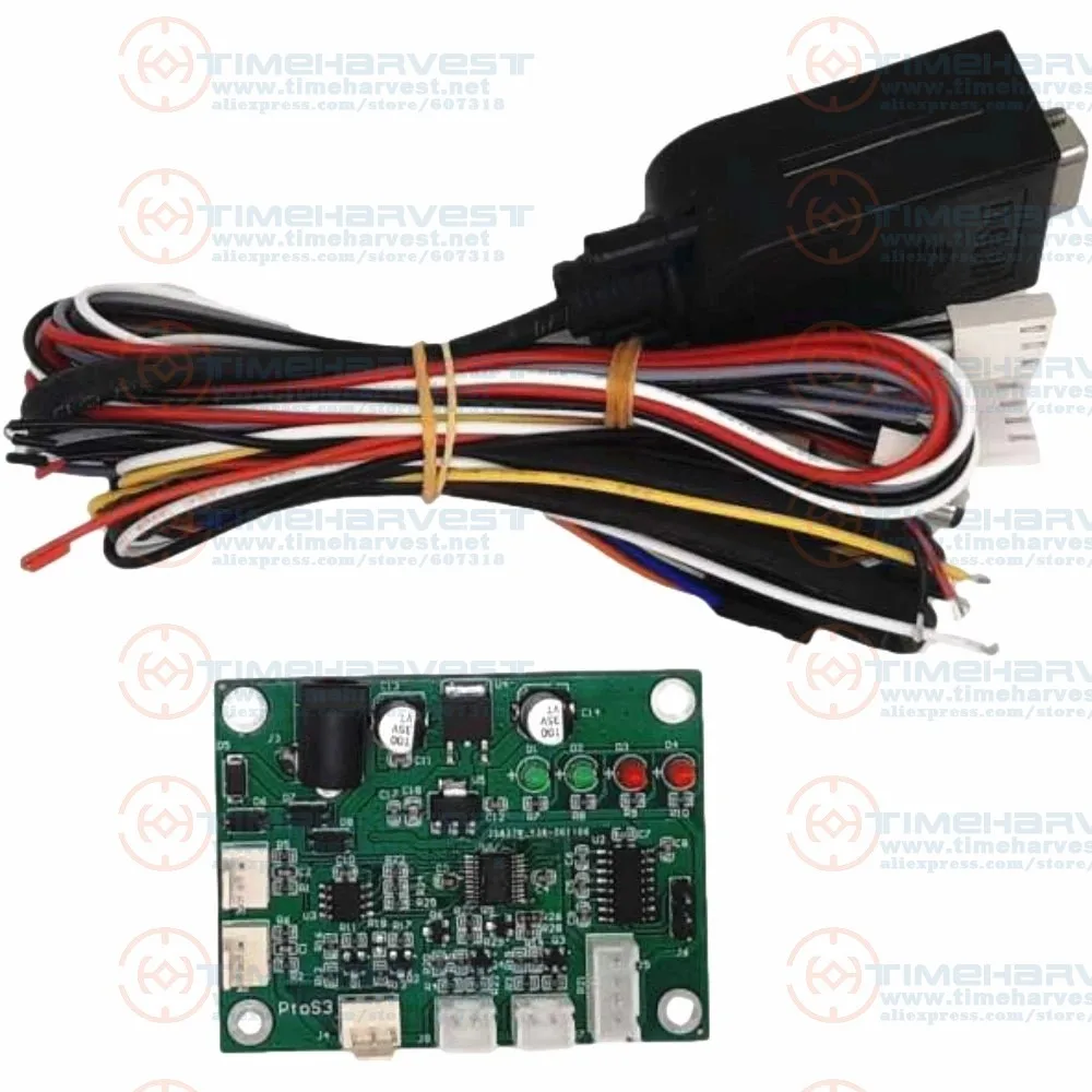 The Pulse Signal to RS232 Signal Converter Coin Operated Converting PCBJY-23 for Coin Acceptor Bill Acceptor PC COM USB to PULSE