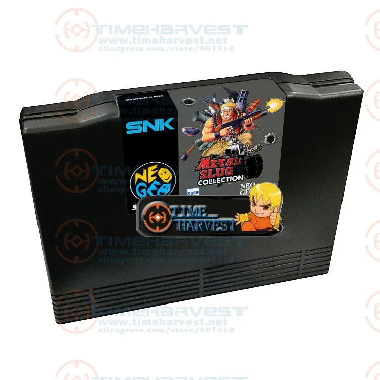 New Arrival Arcade NEO GEO Metal Slug Collection AES 7 in 1 Multi Games Cartridge NeoGeo AES version for Family AES Game Console