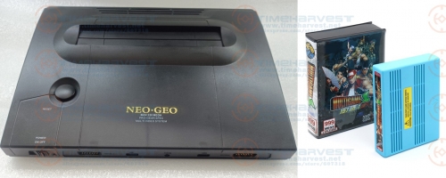 New AES case CBOX CMVS 1B with the 161 in 1 Game Cartridge V3 & 15P Joypad port & USB Gamepad port for NEO GEO Game Card