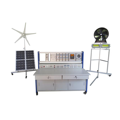 Didactic system of domestic energy production Wind Turbine Training Equipment