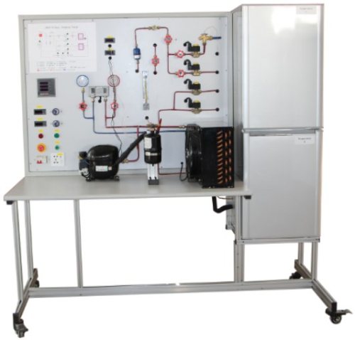 Cooling plant with ice store Didactic Education Equipment For School Lab Condenser Training Equipment
