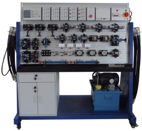 electro-hydraulic workbench for training (double sided) Didactic Education Equipment Mechatronics Trainer Equipment