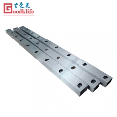 Guillotine shear blade for hydraulic shearing machine