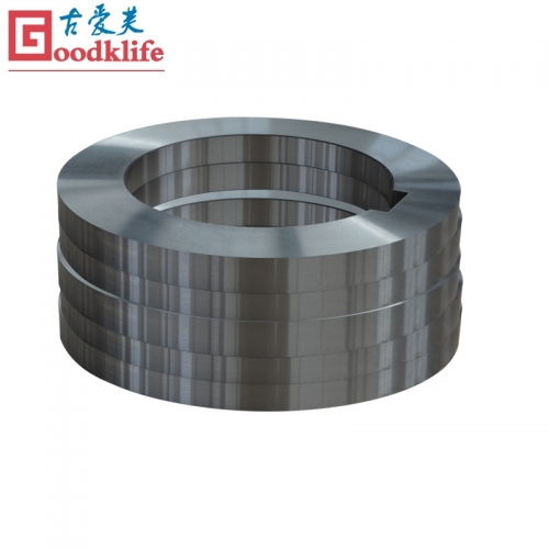 Hoja de procesamiento de bobina de acero galvanizado para línea de corte longitudinal.