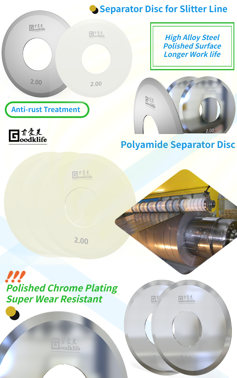 Separator Disc for Metal Slitter Line