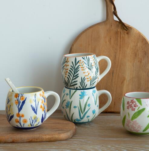 Floral Mugs