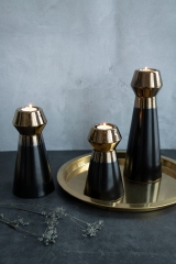 Black and Gold Candleholder