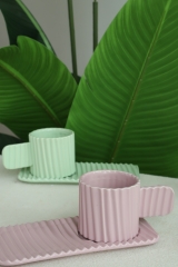 Colorful Irregular Stripes Tableware Collection