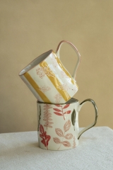 Elegant Autumn Tone Handmade Mug