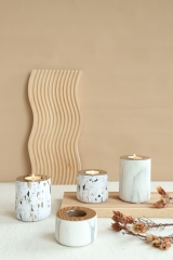 Ivory Taper Ceramic Candleholders
