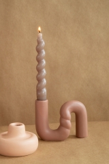 Chic Rope Ceramics Candleholders