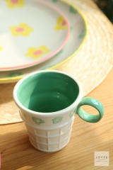 Cute Stamped Flower Tableware Collection