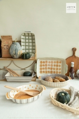 Autumn Hand-painted Glaze Stoneware Cookware