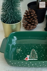 Handmade Rectangular Christmas Bakeware Collection