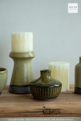 Retro Sage Green Vases and Candle Holders Collection