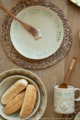 Earthy Tone Florals Tableware Collection