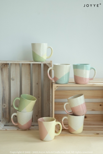 Rainbow Half-dipped Glaze Mug Series