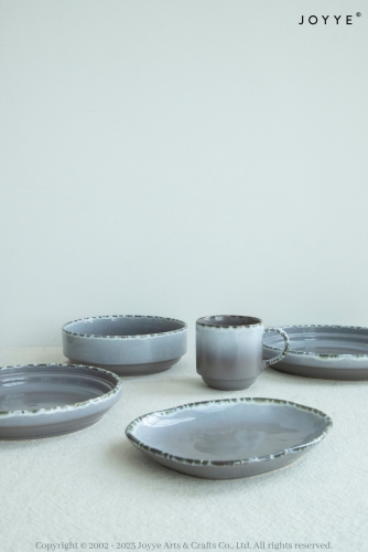 Cold Grey Reactive Glaze Tableware