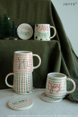 Joyful Red and Green Christmas Tableware