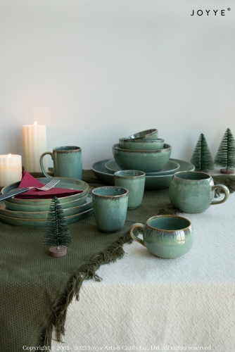 Jade Green Christmas Tableware Collection