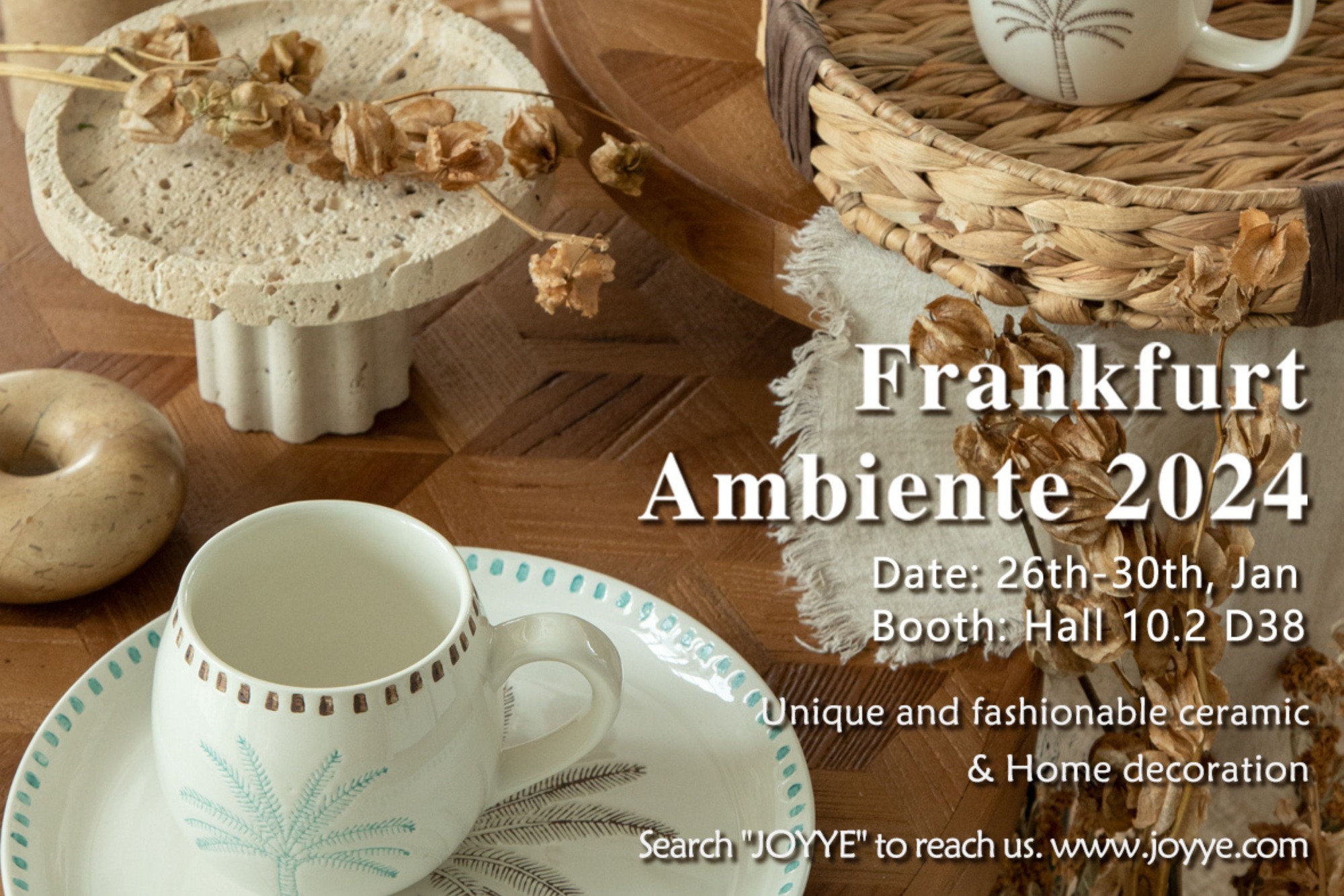 Joyye Frankfurt Ambiente 2024 Invitation