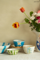 Romantic Hand-painted Flowers Tableware Collection