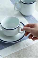 Cozy Blue and White Tableware Collection