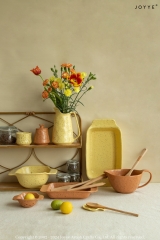 Lemon Yellow Speckles Cookware Collection