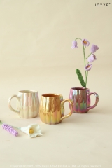 Handmade Crochet Flowers and Handcrafted Ceramic Mugs