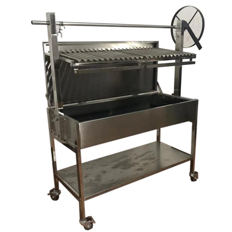 Argentine bbq adjustable parrilla groover asado