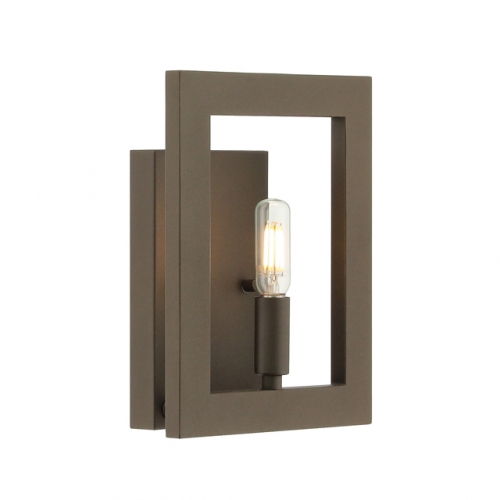 Wall Sconce, Retro 1 Light Sconces Wall Lighting with LED Bulb Dark Bronze Finish for Bedroom, Entryway, Hallway XB-W1278-1-DB