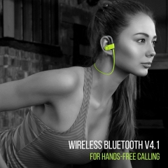 Bluetooth Headphones, Best Wireless Sports Earphones w/Mic Waterproof HD Stereo Sweatproof Earbuds for Gym Running Workout 8 Hour Battery Noise Cancelling Headsets