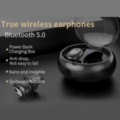 Wireless Earbuds,Touch Control TWS Bluetooth 5.0 Stereo Hi-Fi Sound Waterproof Earbuds with 800mAh Charging Case,Noise Cancelling Wireless Headphones