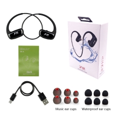 IPX8 Swimming with 8G Internal Storage Bluetooth Neckband Headphone