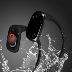 IPX8 Swimming with 8G Internal Storage Bluetooth Neckband Headphone