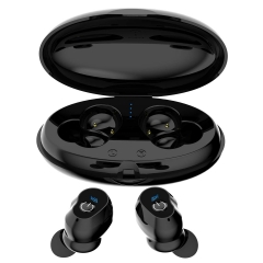 Comfortable design ergonomic design TWS Mini Bluetooth 5.0 Earphones Wireless HiFi Stereo in-Ear Waterproof Earbuds Headset with Charging Box