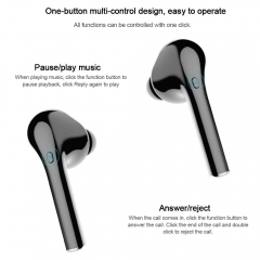 New Hot Stereo Siri Earbud BT V5.0 Mobile Phone Mini Tws Earbuds Headset Waterproof Noise Cancelling Wireless Earphone