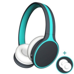 Comfortable Wireless Headphones HiFi Stereo Headset CVC6.0 Noise Cancelling Headphones with Microphone for Cellphone Tablet