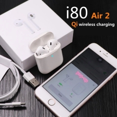 Wireless Charging TWS i80 Wireless Earphones i80S TWS Earbuds with Charging Box In Ear Used Mobile Phone