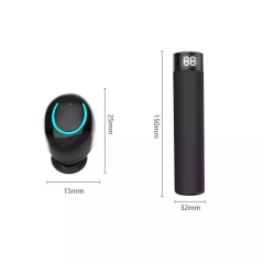In-ear Touch 5.0 Wireless Bluetooth Headset Binaural With Led Power Display Small Bluetooth Headset For Private Mode Tws