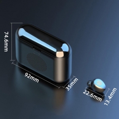 2 In 1 TWS LED Power Display Wireless blue tooth Earphone 9D Sound Speaker Smart Touch Sports Stereo Headset