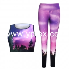 high quality digital printing sublimation fitness leggings