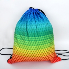 custom print drawstring bag